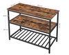 Industrial Kitchen Island Vintage Storage Table Rustic Metal Large Shelf Cabinet