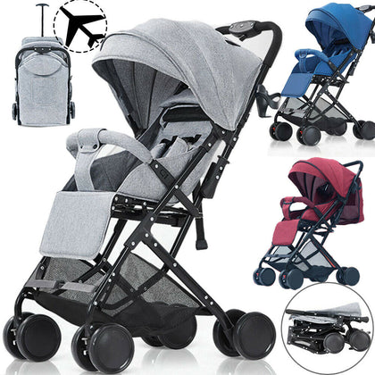 Travel Foldable Toddler Baby Pram Pushchair Umbrella Stroller Buggy Lightweight