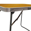 2.3FT FOLDING PORTABLE CAMPING TABLE, WOODEN MDF,OUTDOOR DINING BBQ PICNIC PARTY