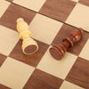 Large Chess Wooden Set Foldable Chessboard Magnetic Pieces Wood Board 40x40cm