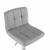 2x Chrome & Height Adjust Swivel Faux Leather Kitchen Breakfast Bar Stool