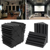 12x Corner Acoustic Foam Panel Sound Noise Absorption Studio Bass Trap Treatment