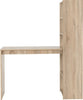 Cambourne Desk and Bookcase Sonoma Oak Effect Home Office Workstation
