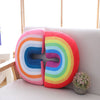 Soft Creative Stuffed Toy Back Cushion Plush Dolls Rainbow Shaped Sofa Pillow UK