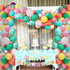 72Pcs Party Summer Ice Cream Candy Donut Balloon Candyland Theme Birthday Decor