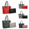 2PCS Ladies Lattice Large Tote Handbag Shoulder Bag Women designer Small Bag