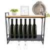 Wand Hängende Weinregal Glas Halter Rustikal Modern Wandmontage Weinregal