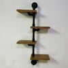 Vintage Industrial Pipe Wood Metal Wall Floating Shelf Storage Shelves Unit UK