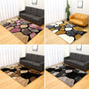 Modern Quality 3D Abstract Stepping Stones Pebble Tufted Pile Soft Thick Mat Rug