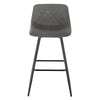 1/2/4er Barstool Breakfast Kitchen Metal+Velvet Counter Bar Chair Faux Bar Stool