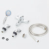 Modern Bath Shower Mixer Taps Deck Mounted Chrome Valve Bar Tap Handset & Hose