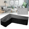 Waterproof Rattan Corner Furniture Cover Garden Outdoor Sofa Protect L Shape UK