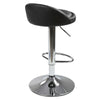 2* Bar Stool Leather PU Swivel Gas Lift Foot Rest Chair Kitchen Breakfast Seat