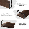 2 Tiers Rustic Wall Floating Shelf kitchen bathroom Wooden Storage Shelving Unit