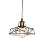 Vintage Metal Cage Industrial Wire Frame Pendant Light Loft Ceiling Lamp Shade