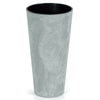 Tall Short Grey Concrete Effect Flower Plant Pot Indoor Outdoor Garden Planters