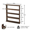 XL Rustic Wall Floating Shelf Hanging Wooden Storage Shelving Unit Living Room