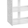 5 Tier White Shoe Rack Organiser Storage Shelf Display Stand Bookcase Bookshelf
