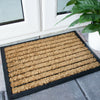 Classic Coir & Rubber Door Mat | Heavy Duty Non Slip Mats for Outside | Doormats (40 x 60 cm (1 ft 4 in x 2 ft))