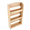 3 TIER BAMBOO WOOD SPICE RACK HERB HOLDER SPICES JARS STAND KITCHEN STORAGE UK!