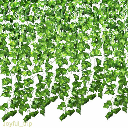 24X Artificial Ivy Leaf Trailing Vine Fake Foliage Flower Hanging Garland Plant