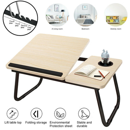 Adjustable Laptop Table Tray Folding Notebook Copmputer Desk Stand Sofa Bed Home