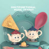 Kids Party Time Tea Pot Set Role Pretend Play Toy Playset Gift with Sound 14Pcs