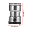 220V Electric Coffee Grinder Grinding Milling Bean Nut Spice Matte Blade Blender