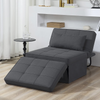 4-in-1 Convertible Folding Sofa Bed Single Sleeper Space Saving Lounger Recliner