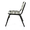 Aluminium Chrome Bistro Table Square Round Stacking Chair Cafe Outdoor Furniture