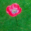 2pk Cast Iron Bird Feeder Poppy Water Dish Seed Nut Flower Pole Garden Ornament