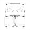 Folding Laptop Table Stand Bed Computer Desk Bed Picnic Stand Notebook Tray Home