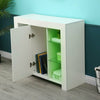 TV Unit Cabinet Stand Sideboard Cupboard Matt Body & High Gloss Door LED Lights