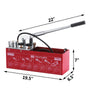 Hydraulic Manual Pressure Test Pump 50 Bar for Pipeline Container Irrigation UK