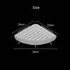 Bathroom Corner Storage Basket Shower Plastic Shelf Tidy Wall Kitchen Caddy Rack