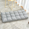 Grey Folding Sofa Lounge Floor Chaise Sleeper Seat Chair Living Room 5 Angle BN
