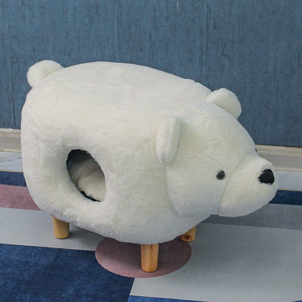 Pet Indoor House Cat Puppy Dog Bed Stool Nest Hideout Cave Igloo Hammock Cushion