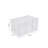 Pet Playpen Fence DIY Playpen Puppy Dog Cat Animal Cage Exercise Metal PP Indoor