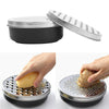 Kitchen Stainless Cheese Grater with Container Storing Fruits Cheese Box UK