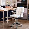 Faux Leather Swivel Executive Office Chair Ergonomic Computer Desk Chairs Wheels