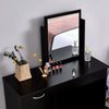 Modern Dressing Table Vanity Makeup Jewellery Desk 3 Drawer &Mirror Bedroom