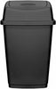 Plastic Flip Top Rectangle Bullet Waste Bin Paper Rubbish Kitchen Swing Bins W/F