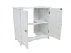 Woodluv Under Sink Bathroom Storage Cabinet & Cupboard - White