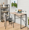 Folding Computer Desk No-Assembly Study Desk Writing Table Home Office Miami