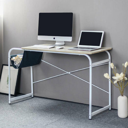 Corner Computer Desk PC Laptop Table With Side Storage Home Office Study Desk