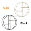 Nordic Geometric Round Wall Hanging Shelf Storage Holder Shelves Home Decor L