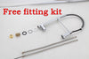 Swivel Spout Kitchen Sink Mixer Taps with Pull Out Bidet Spray Tap Chrome Brass