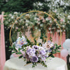 Metal Round Flower Rack Cake Stand Hoop Wedding Centrepiece Floral Display Arch