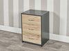 3 Drawer Wooden Bedroom Bedside Cabinet Furniture Storage Nightstand Side Table