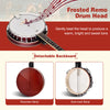 5-string Banjo 39” Full Size Banjo w/ 24 Bracket Remo Head Geared 5th Tuner